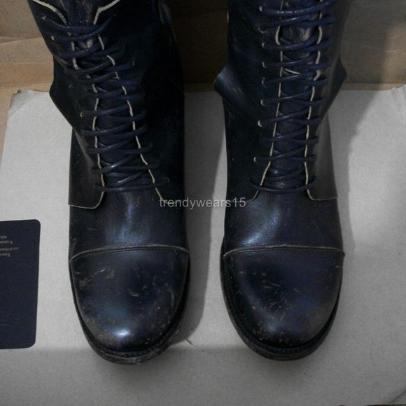 RARE! FREEBIRD BY STEVEN SADDLE BLACK RIDING BOOTS - Picture 5 of 7